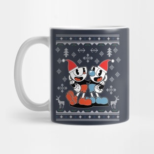 Cuphead Christmas Knit Mug